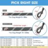 BAAPET 2/4/5/6 FT Dog Leash with Comfortable Padded Handle and Highly Reflective Threads for Small Medium and Large Dogs - Image 4