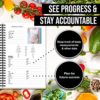 NewMe Fitness Journal for Women & Men, Food & Workout Journal, Planner Log Book to Track Weight Loss, Muscle Gain, Home Gym Exercise, Bodybuilding Progress, Daily Nutrition & Personal Health Tracker - Image 5