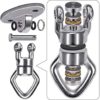 BeneLabel Swing Hanger with 2 Bearing, 800 LB Capacity, Safest Rotational Device Hanging Accessory for Aerial Silks Dance, Web Tree Swing Set, Yoga Swing Sets - Image 2