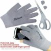 Hand Cream for Dry Cracked Hands and Hand Repair Gloves Bundle: O'Keeffe's Working Hands Cream (Unscented, Non-Greasy 3.2 oz.), Gel Moisturizing Gloves Men or Women (1 pair, Gray, Unscented) - Image 2