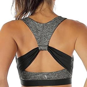 icyzone Workout Sports Bras for Women - Fitness Athletic Exercise Running Bra Yoga Tops