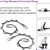 Aerial Yoga Flying Yoga Swing Yoga Hammock Sling Inversion Tool for Gym Home Fitness with Ceiling Anchors and Extension Straps - Image 3