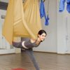 aum active Aerial Yoga Hammock Kit Set - Durable Aerial Silk with Replacement Fabric, Extension Straps, Carabiners, and Pose Guide - Aerial Silks for Home, Antigravity Yoga, Inversion Exercises, Yoga - Image 7