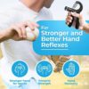 Grip Strength Trainer (Adjustable), Hand Grip Strengthener, Forearm Exerciser, Finger Strengthener Trainer (11 to 132 LB), Wrist Forearm Grip Workout - Home Gym Exercise Equipment, Workout for Home - Image 4