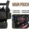 VISMIX Tactical Chest Rig, Adjustable&Detachable Molle Chest Rigs with Mag Pouch - Image 3