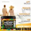 Vitamax Hemp Gummies - Great for Peace & Relaxation - 2,500,000 - Natural Fruit Flavors Tasty Relief – Made in USA – Relaxing Gummies – 100ct - Image 3
