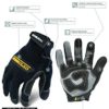 Ironclad General Utility Work Gloves GUG, All-Purpose, Performance Fit, Durable, Machine Washable, (1 Pair), Large - GUG-04-L , Black - Image 5