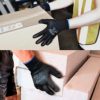 CUSTOMGRIPS BY SISO SAFETY Impact Resistant Work Gloves, Black Nylon Liner, Ultra-Thin Breathable Polyurethane (PU) Palm Coated Gloves, Superior Grip for Wet and Dry Environments [U10, Medium, 12 Pairs] - Image 8