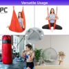 Ceiling Set of 2 Mount Brackets for Gym & Home | Suspension Straps X Mounts | Anchor for Olympic Rings | Fitness Training | Yoga Swing | Battle Ropes | Resistance Band & Boxing Equipment | Aerial Yoga - Image 5