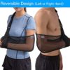 Mesh Arm Shoulder Sling - Medical Shoulder Immobilizer for Shower - Adjustable Arm Brace for Torn Rotator Cuff Injury - Right Left Arm for Men Women - Shower Sling for Elbow, Wrist (updated version ) - Image 7
