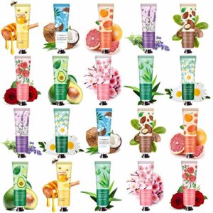 20 Pack Hand Cream Gift Set- Scented Hand Lotion for Dry Cracked Hands,Body- Hand Care Moisturizing Cream Body Moisturizer Hydration Mini Hand Lotion Travel Size Bulk Gifts for Women