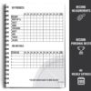 Workout Log Gym - 6 x 8 Inches - Gym, Fitness, and Training Diary - Set Goals, Track 100 Workouts and Record Progress - Image 4