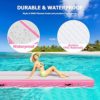 Air Track Tumbling Gymnastics Mat Inflatable 10ft 13ft 16ft 20ft Gym Tumble Mats 4 Inch Thickness for Home Use/Yoga/Training/Cheerleading/Water Fun with Electric Pump - Image 4