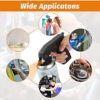 3 Pieces Can Spray Handle Instant Aerosol Trigger Handle Sprayer Machine Full Hand Grip Spray Can Trigger Handle with Full Grip ​Trigger Locking Collar for Painting - Image 5