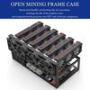 SIMMPATUU Mining Rig Frame - 6/8 GPU Steel Mining Rig Open Air Frame Case Rack for Crypto Coin Currency Bitcoin Mining ETH/ETC/ZEC Ether Accessories Tools - Frame Only, Fans & GPU is not Included - Image 2