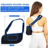 KKOOMI Arm Sling for Shoulder Injury Rotator Cuff Torn Wrist and Elbow Surgery Adjustable Padded Elbow Dislocation and Sprain Brace Shoulder Immobilizer for men&women Arm Support Straps for Left&Right (L/XL) - Image 7