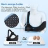 VELPEAU Arm Sling Shoulder Immobilizer - Rotator Cuff Support Brace - Comfortable Medical Sling for Shoulder Injury, Left and Right Arm, Men and Women, for Broken, Dislocated, Fracture, Strain (Medium) - Image 4