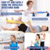 Resistance Bands Set, Exercise Bands for Physical Therapy, Yoga, Pilates, Rehab and Home Workout, Non-Latex Elastic Bands Set of 3… - Image 6