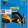 G & F 1089L Hyper Grip Non-Slip High-Performance Mechanic Work Gloves, Driving Gloves, Large - Image 5