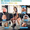 Portzon Resistance Loop Exercise Bands, Suitable for arm, Leg Stretching and Strength Training, Muscle Recovery, deep Squat and Pilates - Image 4