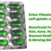 50 Evion Capsules Vitamin E for Glowing Face,Strong Hair,Acne,Nails, Glowing Skin 400mg - Image 3