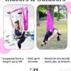 ZEAL'N LIFE Aerial Yoga Swing Set, Complete Kit, Premium Quality Safe and Secure Antigravity Yoga Hammock Sling Inversion Tool Acrobat Flying Sling Set for Indoor and Outdoor - Image 3