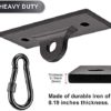 Dolibest Heavy Bag Hangers Brackets, Punching Bag Hangers, Heavy Bag Ceiling Mount with Carabiner for Body Weight Strength Training Systems, Aerial Yoga Swing & Hammock, Resistance Band - Image 3