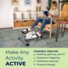 DeskCycle Under Desk Bike Pedal Exerciser - Portable Foot Exercise Cycle for Sitting with LCD Display - Mini Stationary Peddler for Adults & Seniors, Physical Therapy Workout Equipment - Image 8