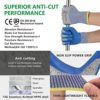 WINUSUAL Cut Resistant Work Gloves level 5 Protection,Latex Firm Grip Durable,Food Grade Safety Kitchen Cutting Gloves - Image 5