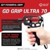 GD Hand Grip Strengthener (Premium Adjustable Hand Grips for Strength Training) Wrist and Forearm Trainer - Image 2