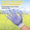 12 Pairs Cotton Work Gloves, White Cotton Liners Gloves, Safety Work Gloves for Men & Women Cotton BBQ Gloves - Image 5
