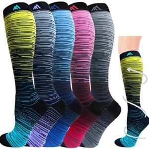Graduated Medical Compression Socks for Women&Men 20-30mmhg Knee High Sock