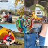 sprookber 3" Carabiner Clip Keychain, D Ring Caribeaner Clip, Key Clip Caribeener, Spring Snap Hook for Bag/Buckle, Set of 10 - Image 6