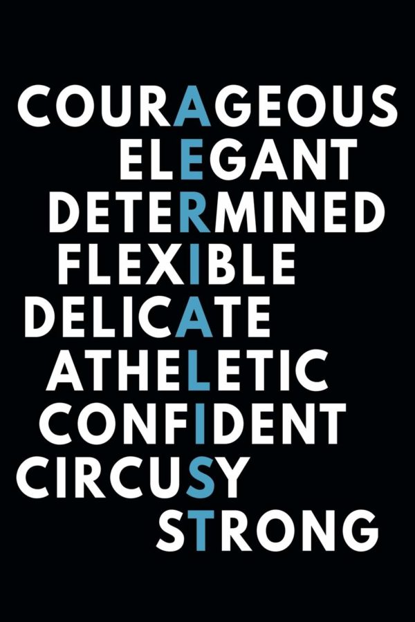 Aerialist Traits Notebook:: Aerialist Practice Writing Diary Ruled Lined Pages Book 120 Pages 6 x 9 Gift for aerial silk aerial hoop