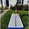 EZ GLAM 10ft/13ft/16ft/20ft Air Mat Tumble Track Inflatable Gymnastics Tumbling Track Mat with Electric Air Pump for Cheerleading/Practice Gymnastics/Beach/Park/Home use - Image 4