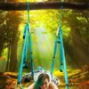 Aerial Yoga Hammock Daisy Chains - Yoga Swing Rope - Yoga Hanging Trapeze Extension Straps - Height Adjustable Nylon Chain Best Antigravity Yoga Inversion - Home Indoor Outdoor Mount Ropes… - Image 6