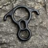 50KN Rescue Figure, 8 Descender Large Bent-Ear Belaying and Rappelling Gear Belay Device Climbing for Rock Climbing Peak Rescue 7075 Aluminum Alloy - Image 5