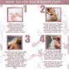 Wrinkle Patches for Dry Hands - 4PAIRS Silicone Wrinkle Patches w/ 1PAIR Gloves to Hold the Hand Wrinkle Pad in Place- Perfect With Chest Wrinkle Pads, Face Wrinkle Patches or Neck Wrinkle Patches - Image 3