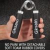 Grip Strength Trainer,Hand Grip Exerciser Strengthener Adjustable Resistance 50-150 LBS Hand Gripper, Metal Grip Strength Trainer, Hand Grip Finger Strengthener, Wrist & Forearm Workout Equipment(1 Pack) - Image 3
