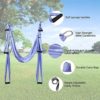 Aerial Yoga Swing Hammock - Yoga Hammock Swing - Trapeze Yoga Kit Antigravity Ceiling Hanging Yoga Sling with 2 Extension Straps, Ceiling Mount Kit, Hooks Purple - Image 2