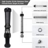 IRRIGLAD Hose Nozzle 2 Pack, Full Size Pistol Grip Water Nozzle Sprayer with Durable 304 Stainless Steel, Adjustable Spray Water Flow for Watering Plants, Showering Pet, Washing Car, Cleaning - Image 4