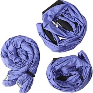 Owlike Anti-Gravity Yoga Hammock,Handstand Fitness Hammock Aerial Yoga Fitness Hanging Grip Inversion Trapeze Swing Sling Hammock(Purple)