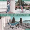 Yoga Swing, Aerial Yoga Hammock Aerial Yoga Hammock Kit 25KN/5620 Lbf Durable Breathable Easy to Set Up with Daisy Chains O for Beginners and Advanced - Image 5