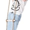 vocheer Climbing Rope Ladder, Kids Tree Swing Seat Swing Rope Ladder for Toddler Wooden Trapeze Bar with Rings for Climbing Frame, Tree House, Dens & Play House（5.9ft）… - Image 6