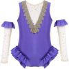 Daenrui Kids Girls Circus Show Trapeze Costume Dance Performance Leotard Halloween Cosplay Party Outfits - Image 4