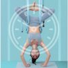 XIANGGUI 1983 Yoga Hammock Aerial Yoga Bending One-Word Horse Training Auxiliary Stretching Belt Household Hammock Lower Lumbar Splitting Stretch Belt Pilates - Image 4