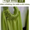 XIANGGUI 1983 Yoga Hammock Aerial Yoga Wall Rope Open Hip Hammock Stretch Auxiliary Trainer Inverted Rope Pull Stretch Belt Home Ladies Yoga Belt Pilates - Image 6