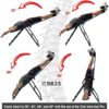 Body Vision IT9825 Premium Inversion Table with Removable Head Pillow & Lumbar Support Pad, - Heavy Duty - up to 250 lbs., Gray - Image 6