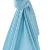 Yoga Hammock Durable Elastic 25KN Aerial Yoga Hammock with Daisy Chains O Ring for Body Aerial Yoga Inversions, Flexibility, Core Strength(Light blue) - Image 4