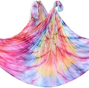 XIANGGUI 1983 Yoga Hammock Intensity Color Aerial Yoga Hammock 6mx2.5m Fitness Yoga Belt Aerial Yoga Hammock Swing Bed Pilates